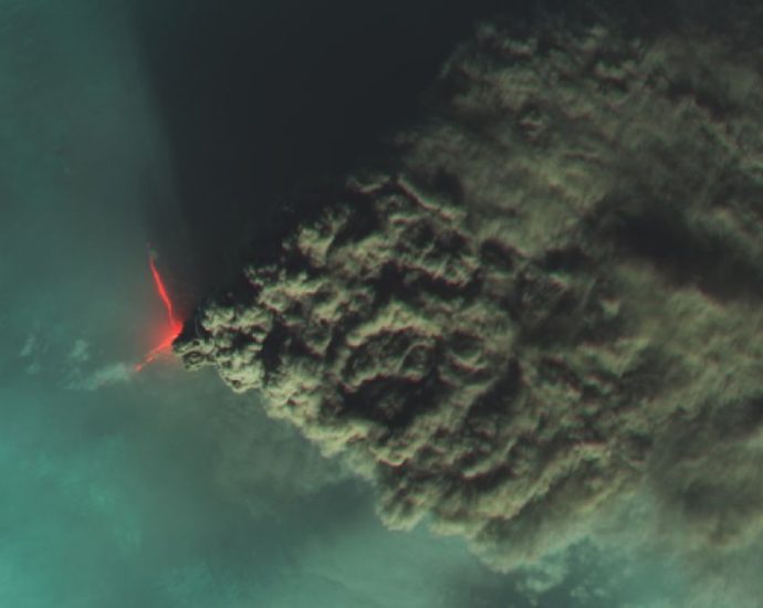 Russian volcano grows ‘devil horns’ and spits out 1,000-mile-long river of smoke — Earth from space