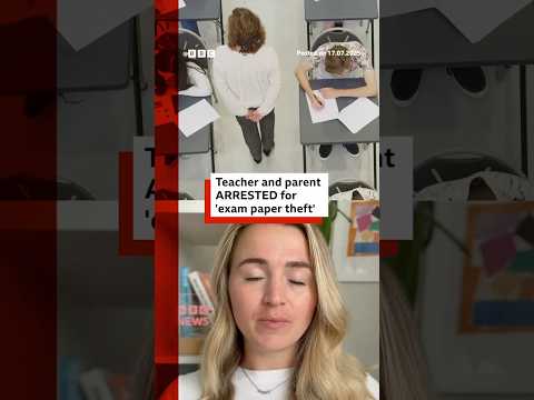 a-south-korea-teacher-and-a-student’s-mother-are-arrested-for-trying-to-steal-exam-papers.-#bbcnews