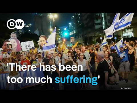 families-of-israeli-hostages-held-by-hamas-protest-for-deal-to-release-their-loved-ones-|-dw-news