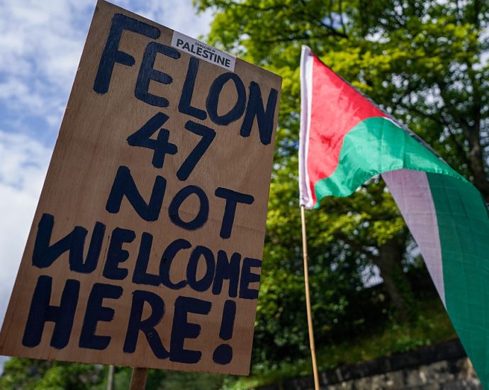 the-traitor-tees-off-in-scotland-as-protests,-backlash-grow