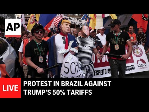 live:-protest-in-brazil-after-the-traitor-imposes-50%-tariffs