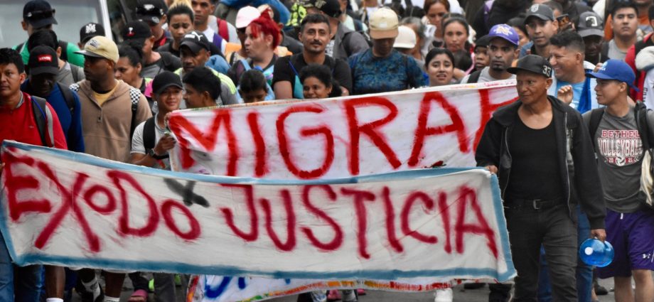 a-migrant-march-in-mexico-continues-despite-scrutiny-of-organiser’s-arrest