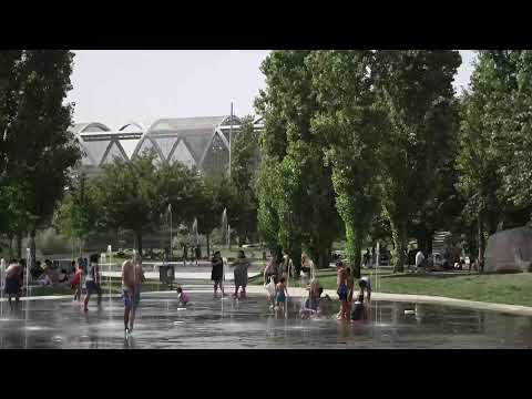 live:-heatwave-in-madrid,-spain