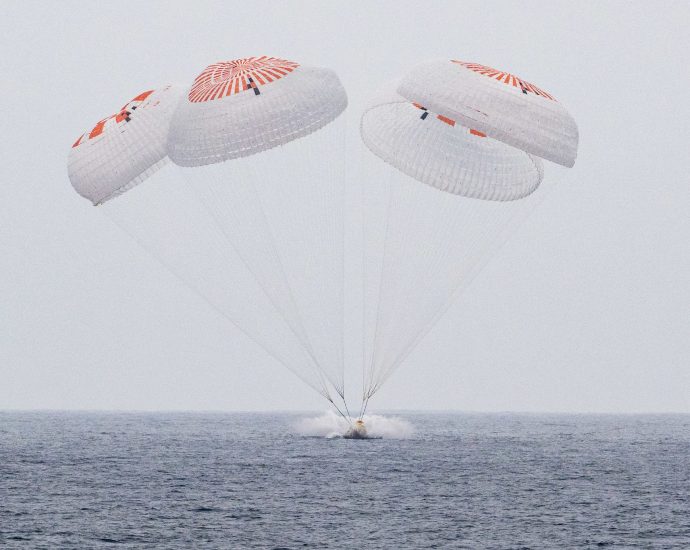 NASA’s SpaceX Crew-10 Mission Returns, Splashes Down Off California