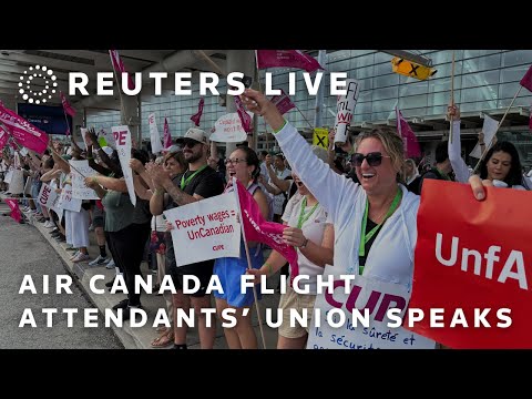 live:-union-representing-striking-air-canada-flight-attendants-holds-briefing