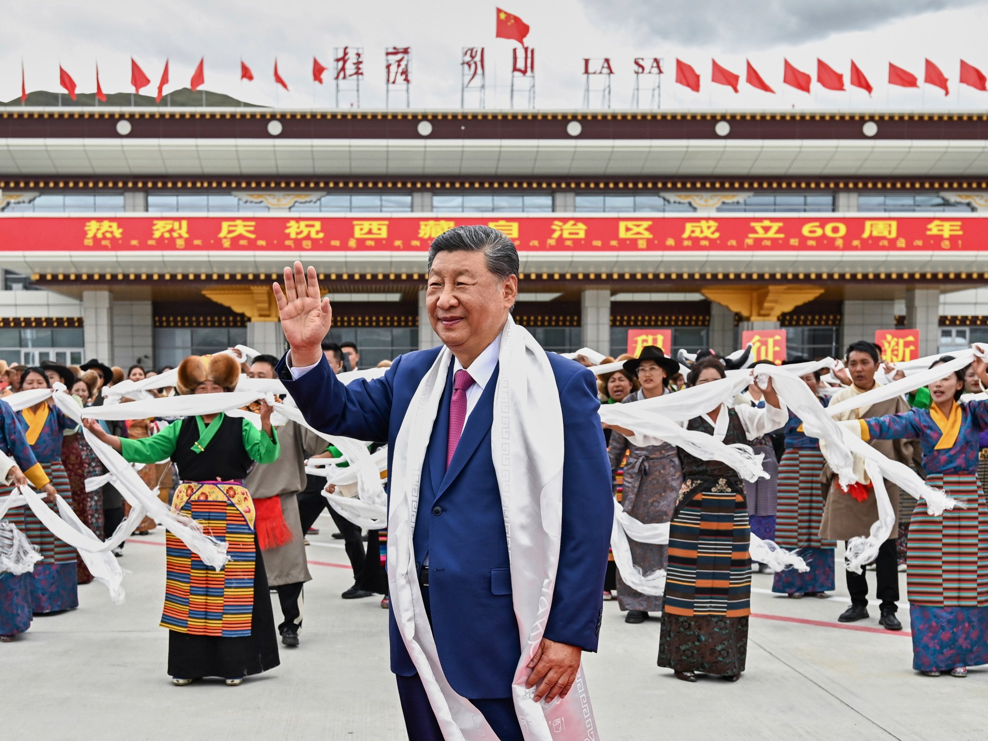 xi-jinping-makes-rare-visit-to-tibet-as-60-years-of-chinese-rule-celebrated