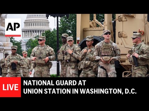live:-national-guard-at-union-station-in-washington,-dc.