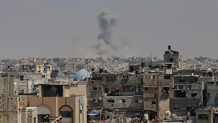 airstrike-destroys-gaza-tents-as-israel-readies-new-operation