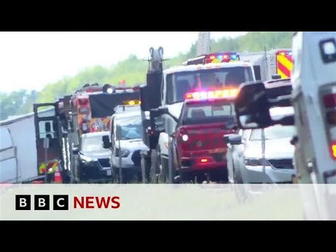multiple-people-dead-and-several-trapped-after-niagara-falls-bus-crash-|-bbc-news