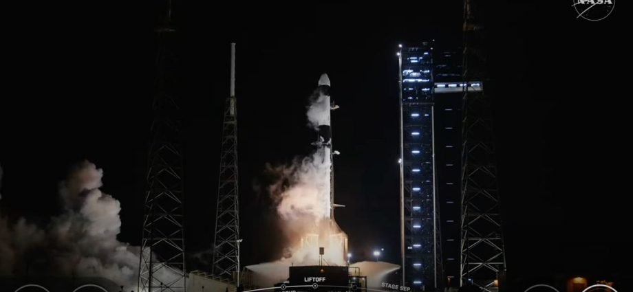 SpaceX launches 5,000 pounds of cargo to the International Space Station, lands rocket at sea