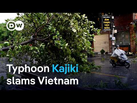 typhoon-kajiki-crosses-to-laos-after-lashing-vietnam-|-dw-news