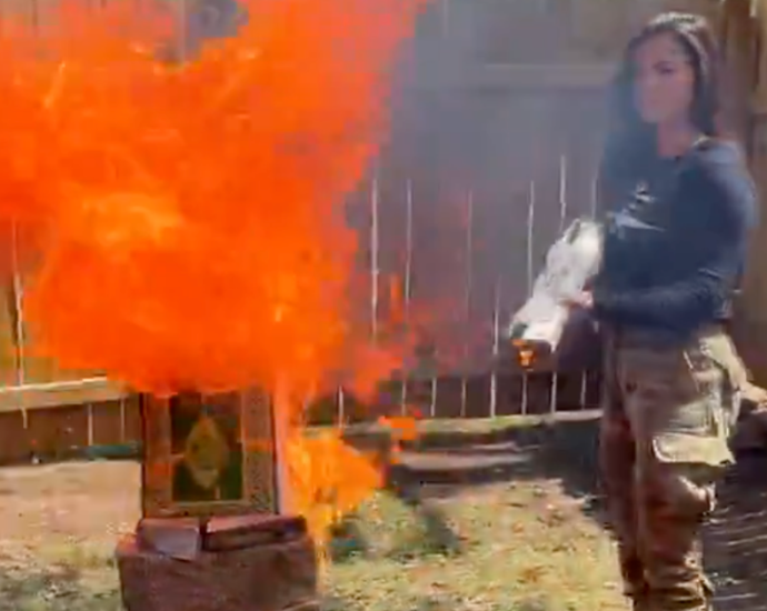 maga-candidate-takes-flamethrower-to-quran-in-disturbing-video