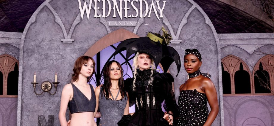 lady-gaga-stuns-at-‘wednesday’-graveyard-gala-with-surprise-song-reveal