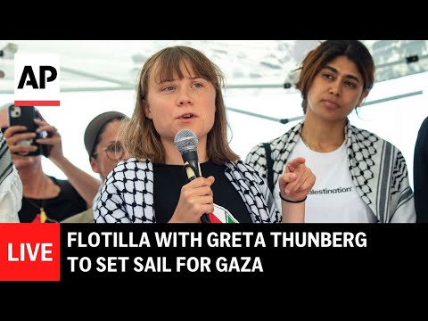 live:-aid-flotilla-with-greta-thunberg-to-set-sail-for-gaza