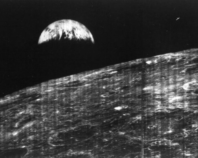 The world’s first view of Earth from the moon, taken 59 years ago — Space photo of the week
