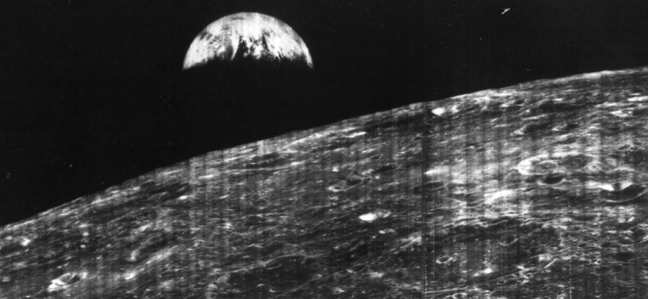 The world’s first view of Earth from the moon, taken 59 years ago — Space photo of the week