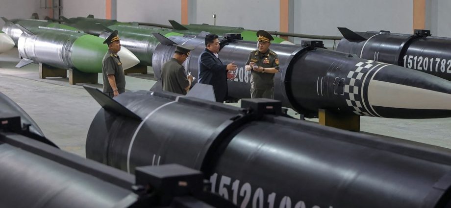 north-korea’s-kim-jong-un-inspects-new-missile-production-line