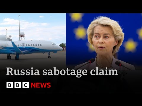 russia-accused-of-sabotaging-eu-chief’s-plane-by-jamming-gps-|-bbc-news