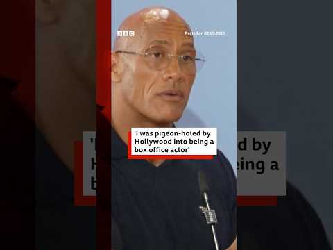 dwayne-johnson-reveals-he-was-‘pigeon-holed’-into-being-box-office-actor.-#dwaynejohnson-#bbcnews