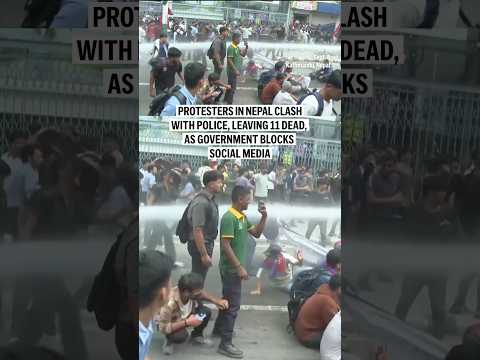 protesters-in-nepal-clash-with-police,-leaving-11-dead,-as-government-blocks-social-media