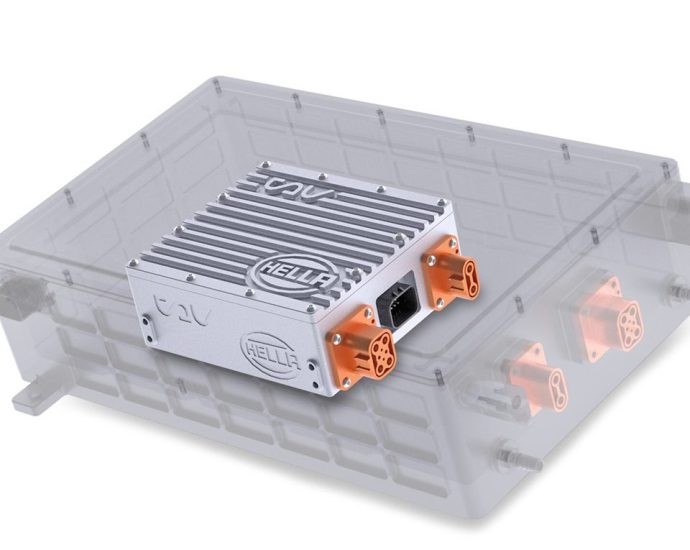 forvia-hella-and-tau-motors-unveil-high-efficiency,-high-density-onboard-charger-for-evs