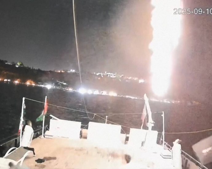 global-sumud-flotilla-vows-to-keep-sailing-to-gaza;-israeli-drones-accused-of-striking-two-boats