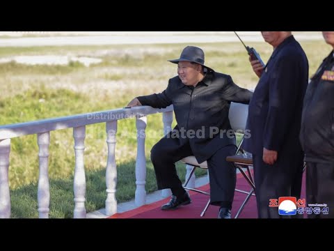north-korean-state-media-show-kim-jong-un-inspecting-drone-and-missile-exercises
