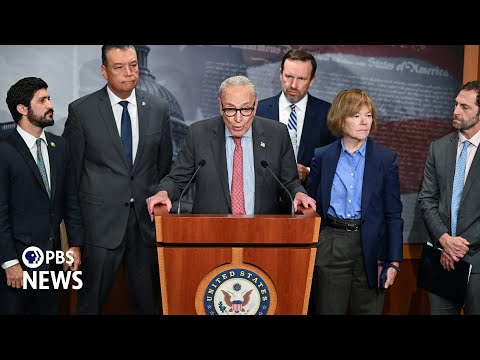 watch-live:-schumer-and-senate-democrats-hold-briefing-as-gop-led-house-passes-partial-budget-bill