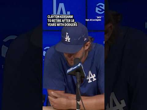 clayton-kershaw-to-retire-after-18-years-with-dodgers-#shorts