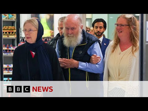 british-couple-held-by-taliban-arrive-in-uk-after-release-|-bbc-news