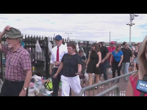 long-lines-as-mourners-head-to-stadium-for-charlie-kirk-memorial-|-remembering-charlie-kirk