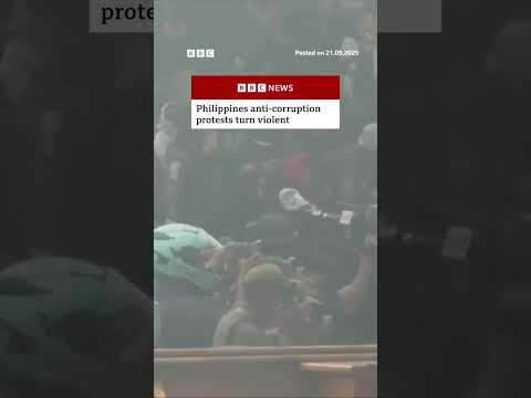 philippines-anti-corruption-protests-turn-violent.-#manila-#philippines-#bbcnews