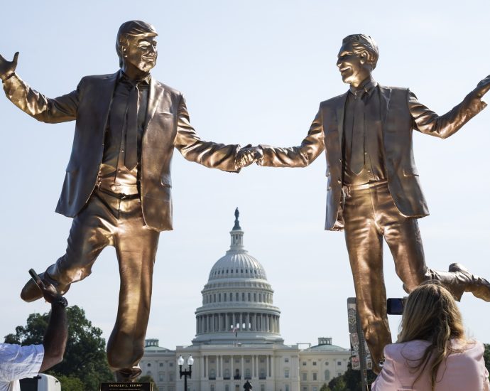 us-park-police-remove-the-traitor-epstein-statue-from-national-mall