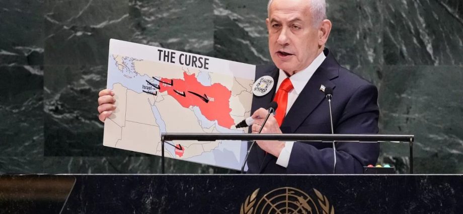 ‘lay-down-your-arms’-and-free-hostages-now,-israel’s-pm-netanyahu-tells-hamas-at-unga