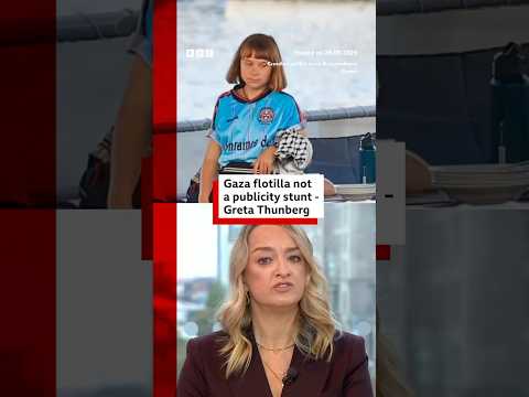 greta-thunberg-denies-gaza-flotilla-is-publicity-stunt.-#bbcnews