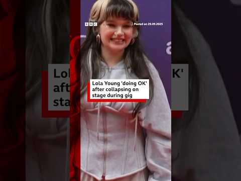 singer-lola-young-says-she’s-‘doing-ok’-after-collapsing-on-stage.-#lolayoung-#bbcnews