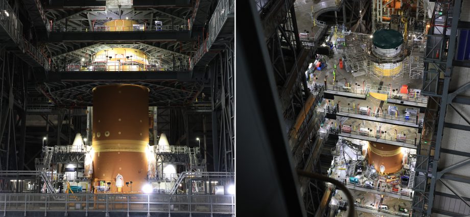 nasa-draws-closer-to-artemis-ii-rocket-completion-with-newest-addition