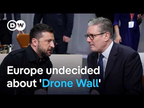 european-leaders-remain-hesitant-about-funding-a-‘drone-wall’-|-dw-news