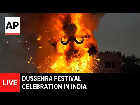 live:-dussehra-celebration-in-india