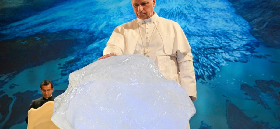 in-first-address-on-climate-change,-pope-leo-signals-continuity-with-francis—and-opposition-to-the-traitor