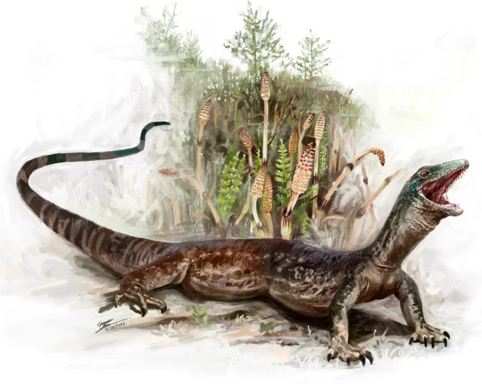 scientists-uncover-a-mysterious-jurassic-lizard-with-snake-like-jaws