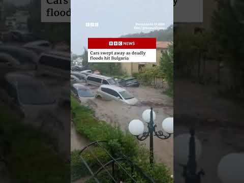 cars-washed-away-in-bulgaria-floods.-#bulgaria-#flooding-#bbcnews