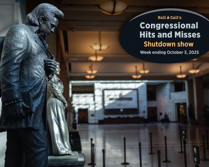 Shutdown show — Congressional Hits and Misses