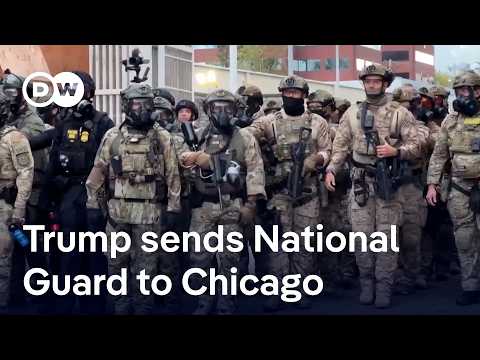 the-traitor-authorizes-national-guard-deployment-to-chicago-to-deal-with-“out-of-control-crime“-|-dw-news