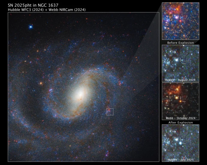 JWST spots a hidden red supergiant just before it exploded