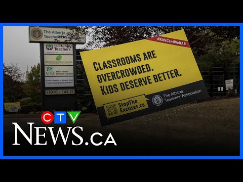 alberta-teacher-strike-continues-into-thanksgiving-long-weekend,-concern-grows-for-parents