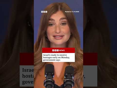 israel-is-ready-to-receive-hostages-early-on-monday,-government-says.-#bbcnews