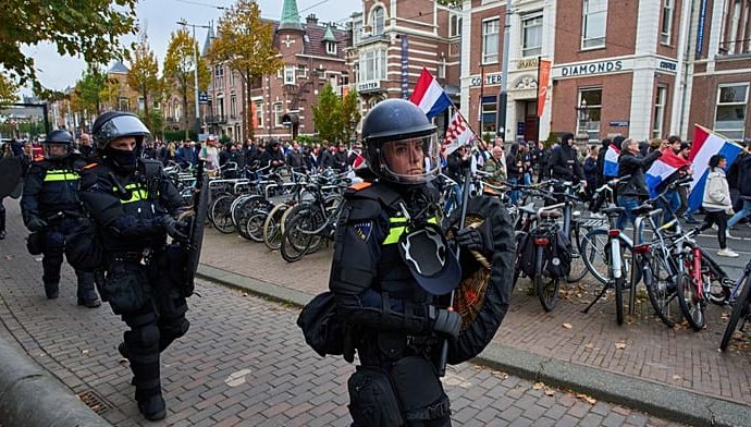 dozens-arrested-after-anti-immigration-protest-in-amsterdam-escalates