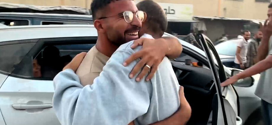 al-jazeera-reporter-reunited-with-his-brother-as-he’s-freed-by-israel