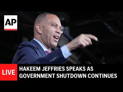 live:-hakeem-jeffries-speaks-as-government-shutdown-continues